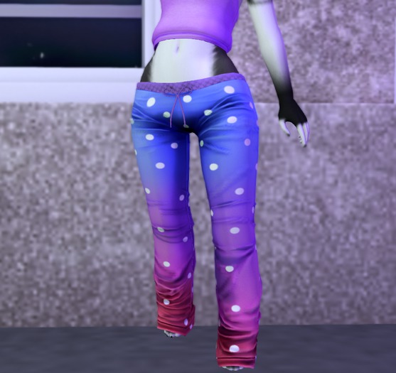 Jammie Bottoms - Gradient B/P/P Polkadots