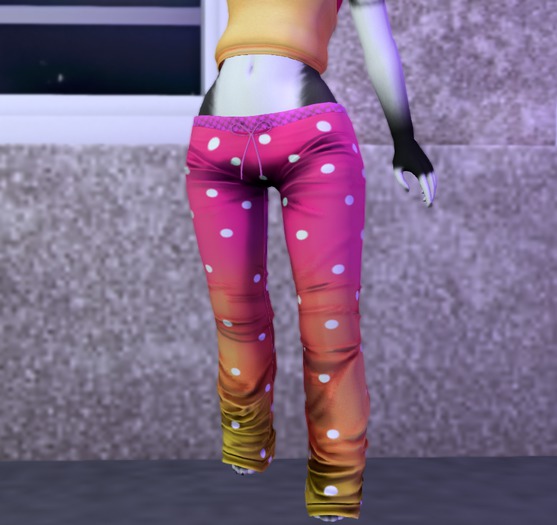 Jammie Bottoms - Gradient P/O/Y Polkadots