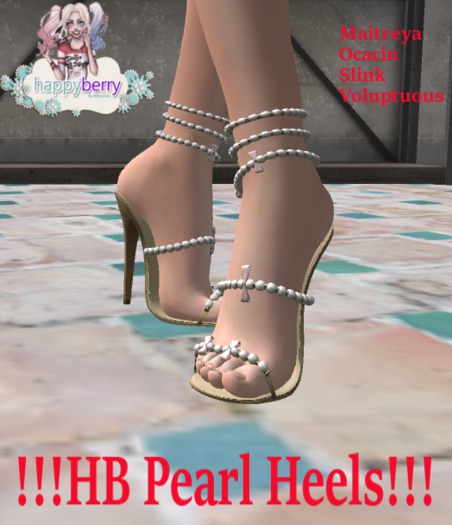 !!!HB pearl heels!!!