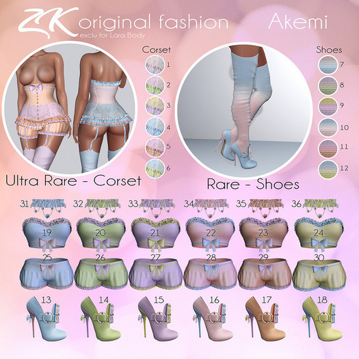 #35 -:zk:- Akemi/Necklace / Sweetness Peaches
