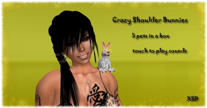 XSD_Crazy Shoulder Pet Bunny*** 