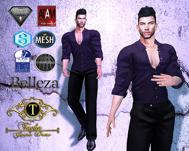 **Tugba**Kevin Male Suit PURPLE