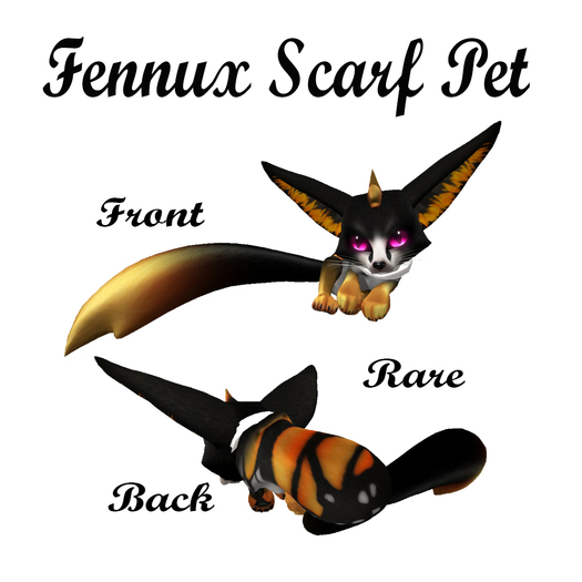 Fennux Scarf Pet - ????? w/ Hot Pink Eyes