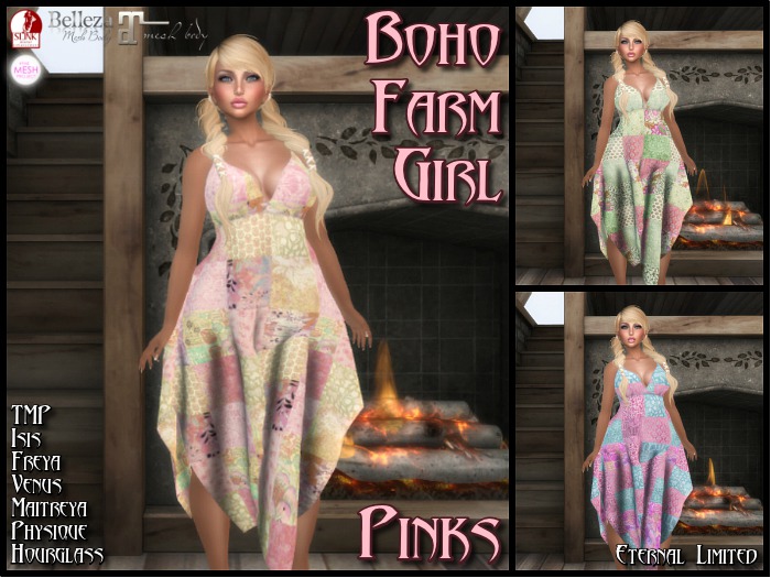 ELTD Boho Farm Girl - Pinks (Add To Unpack)