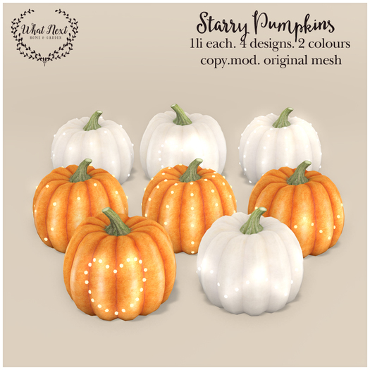 {what next} Starry Pumpkins 
