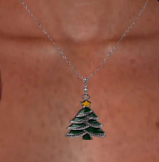 Christmas Tree Necklace