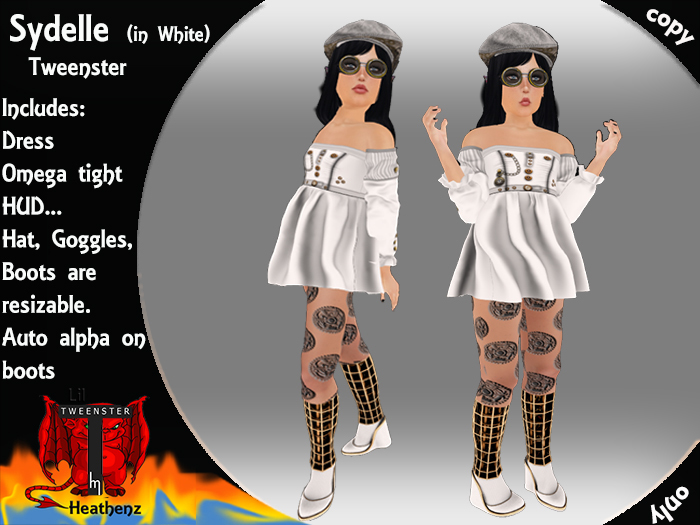 ~LH~Sydelle in White (Box) Add