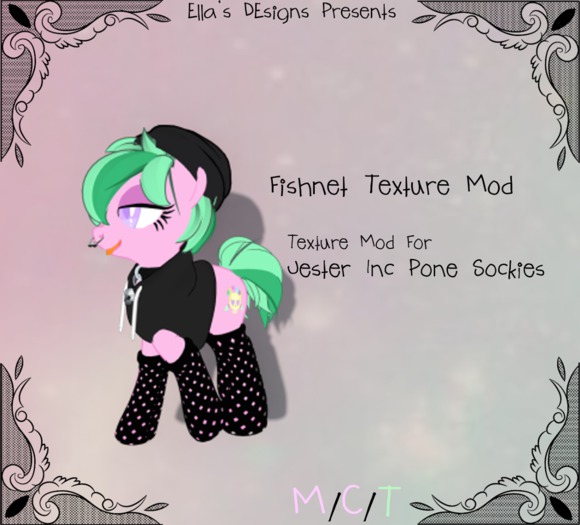 [ED] Flower Pony Pone Sockies Fishnet Mod