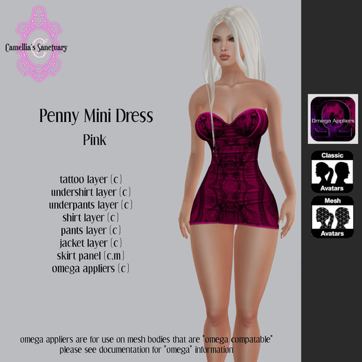 ::C S:: Penny Mini Dress Pink