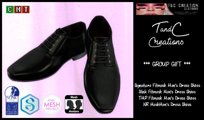T&C ::: Men's Dress Shoes ::: Black Group Gift