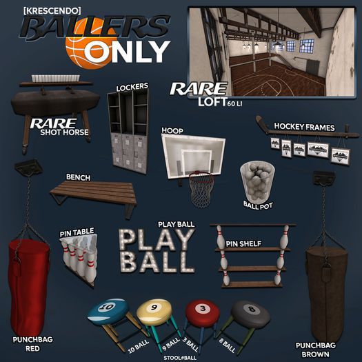 [Kres] Ballers Only - Pin shelf