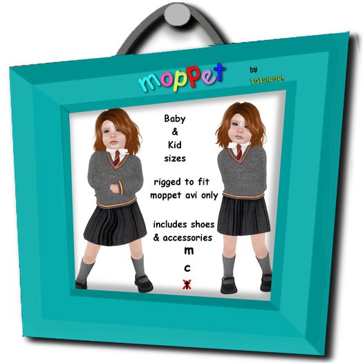 Moppet Wizard School Uniform Formal Girl Set
