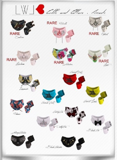 [LWL]* Cuffs and Collars (Pricilla) RARE