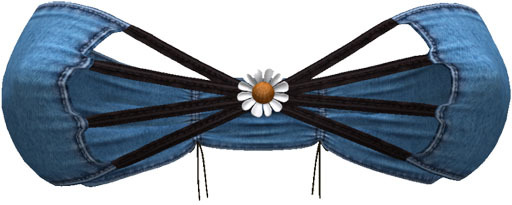 [BY BECK] Flower Top Light Blue