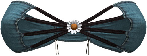[BY BECK] Flower Top Blue (F)