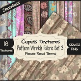*Cupids Textures * 16 PATTERNED WRINKLE FABRIC SET 3
