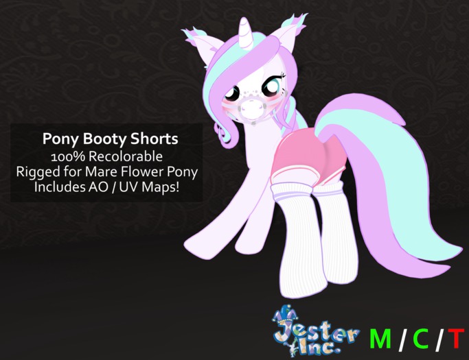 [Jester Inc.] Pony Booty Shorts! - BOXED
