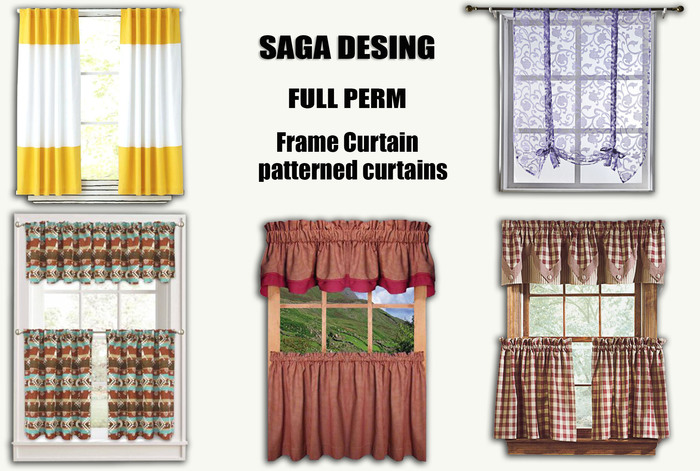 SaGa Design FULL PERM Frame Curtain
