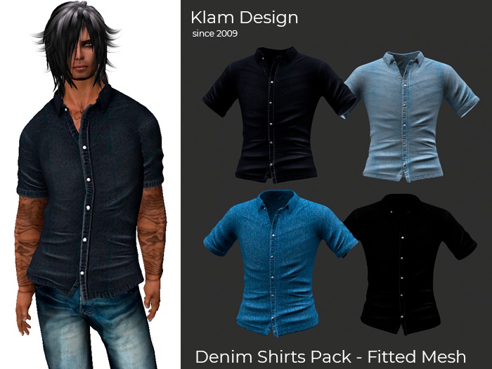 Denim Shirts Pack - Klam Design