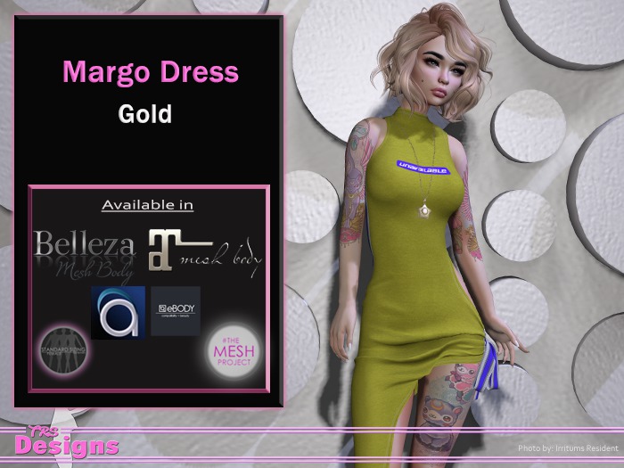 Margo Dress Gold