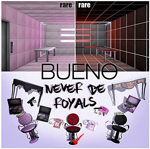 BUENO- Red Demi-Throne