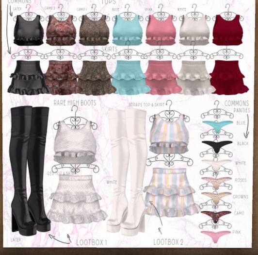 Look At Me. Elicit : Skirt - Crimson COMMON