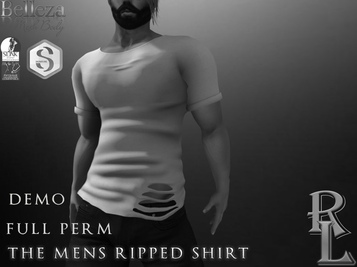 RL FP- The Mens Ripped Shirt DEMO
