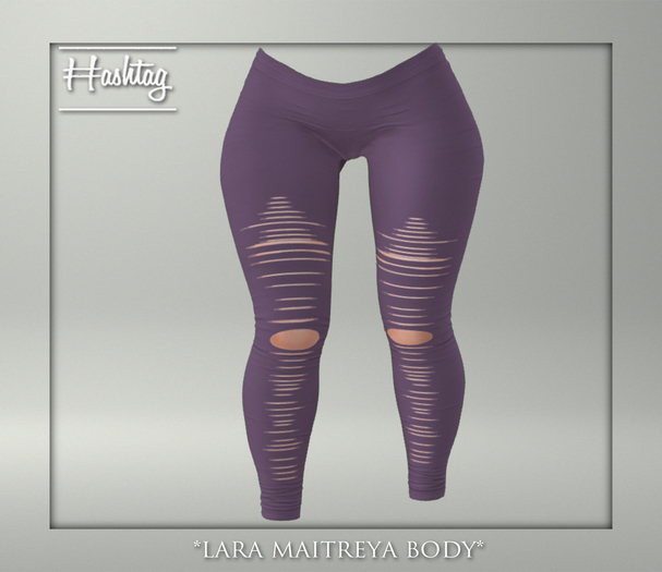 HashTag - Tajah Legging - Plum (BOX) ADD ME