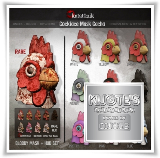 (unpack me) *katat0nik* (yellow) Cockface Mask