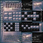 [FLR108] 8 Pearl Latex Textures Silver Latex Textures Pearlsheen Latex Textures Silver Vinyl Textures by E&D ENGINEERING