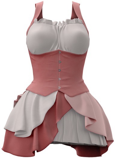 [CoD!] "Kaizoku girl" dress PINK (Maitreya, Isis, Freya and Hourglass)