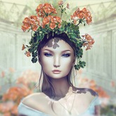 *LODE* Head Accessory - Geranium Crown [light pink] RARE