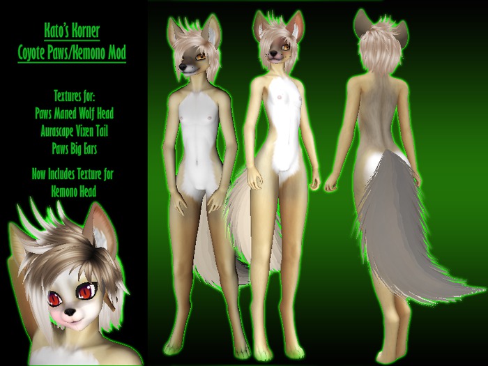 KatosKorner Paws/Kemono Coyote Mod