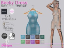 Becky Dress With Hud WetR