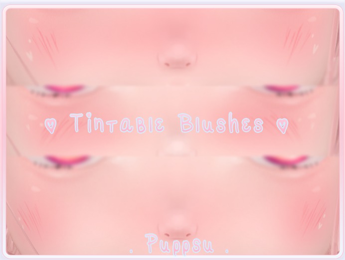 . Puppsu . -  Tintable Blushes