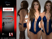 Brunsen! Carrie Elegant Sexy Lingerie Blue