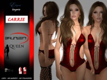 Brunsen! Carrie Elegant Sexy Lingerie Red
