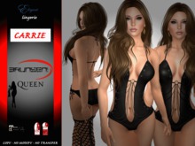 Brunsen! Carrie Elegant Sexy Lingerie Black