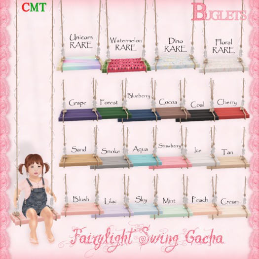 ~*Buglets*~ Fairylight Swing [Peach]