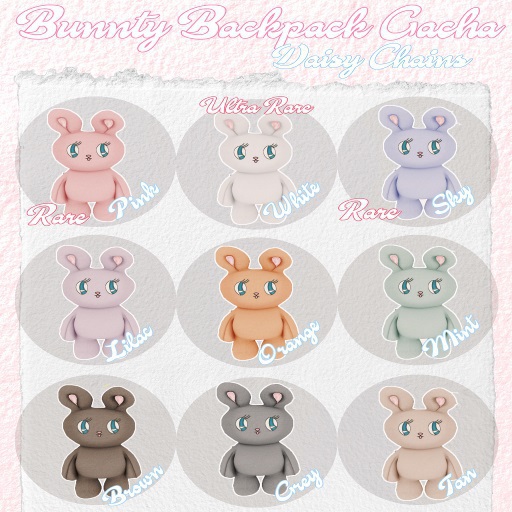 { Daisy Chains } Bunny Backpack - Tan (Common)
