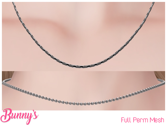 Bunny's Silver Chain Set (Full Perm Mesh)