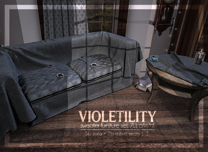 Violetility - Sweater Furniture Set