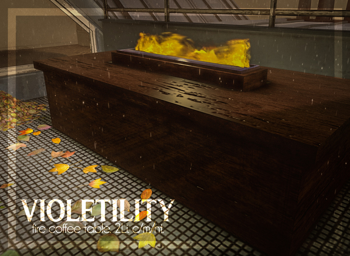 Violetility - Fire Coffee Table