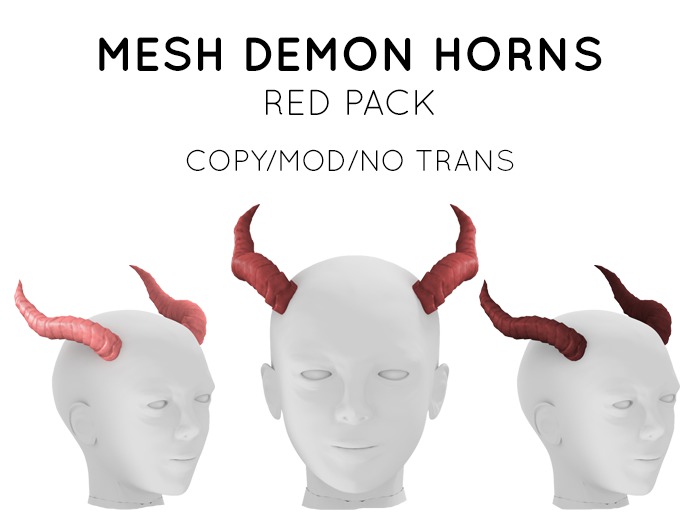 EMF - Demon Horns A (Red Pack)