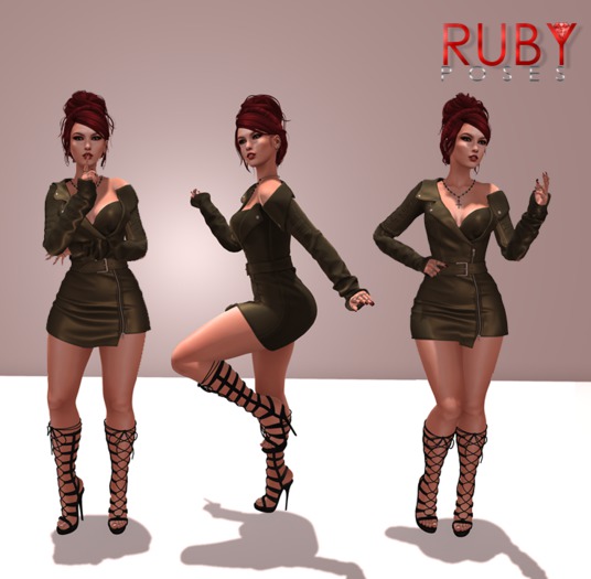 [Ruby Poses] Single Female 03 Pack