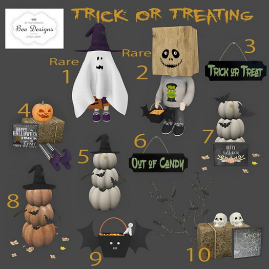 Bee designs Trick Or Treating Gacha 4