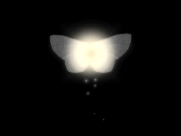 ME! Manic Elf Fall Pixie Avatar - White Wave Moth