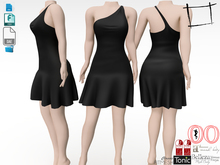 Dae Obj FBX Mid Thigh Evening Dress Maitreya, Slink, Belleza, Tonic