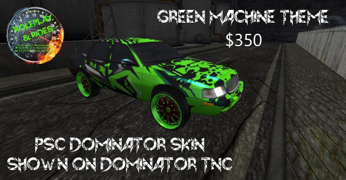 RP & RIDES Dominator Green Machine Delivery