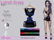 Lutrell Dress With Hud Black